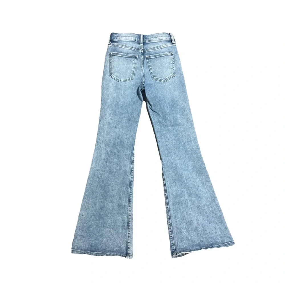 SOLD Sneak Peek Women’s Size 1 W25 Flare Jeans Light Wash Classic Casual - Picture 2 of 8